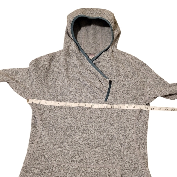 Stio Women's Sweetwater Fleece Hoodie Heather Gray Sweater Sweatshirt Sz Medium - Picture 6 of 10